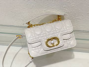 Dior Mini Jolie Top Handle Bag White 19 x 12 x 6 cm - 2