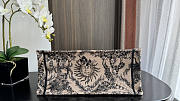 Dior Medium Book Tote Beige Black Toile De Jouy Soleil 36cm - 4