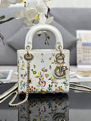 Dior Mini Lady White Tasche 17cm - 1