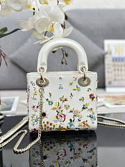 Dior Mini Lady White Tasche 17cm - 2