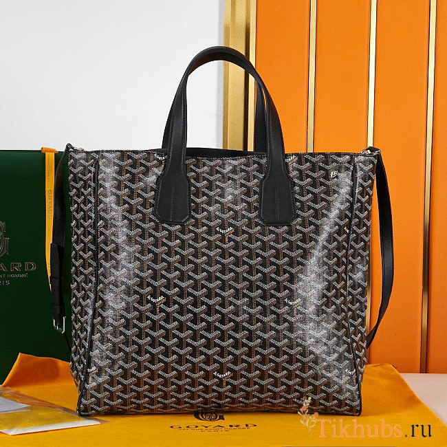 Goyard Sac Voltaire Shoulder Bag Black 38x35x11.5cm - 1