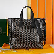 Goyard Sac Voltaire Shoulder Bag Black 38x35x11.5cm - 3