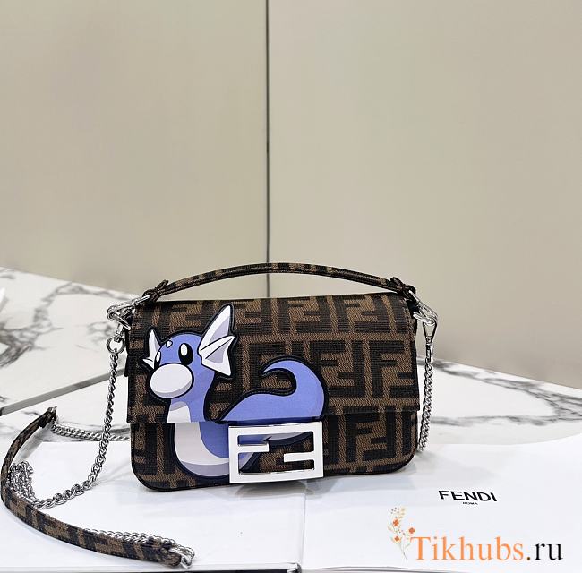 Fendi x FRGMT x POKÉMON Baguette Small Bag 19.5x5x13cm - 1