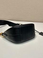 Prada Black Leather Mini Shoulder Bag 18x15x8cm - 3