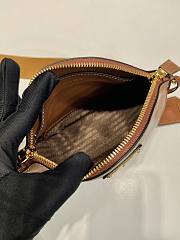 Prada Caramel Leather Mini Shoulder Bag 18x15x8cm - 6