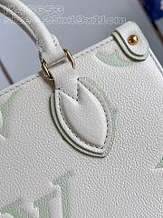 Louis Vuitton LV OnTheGo PM White Green 25x19x11.5cm - 3