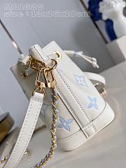 Louis Vuitton LV Nano Noé Latte White Blue 13x16x10cm - 4