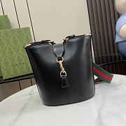 Gucci Mini Bucket Shoulder Bag Black 18.5x20.5x12.5cm - 1