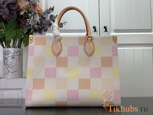 Louis Vuitton LV OnTheGo MM Peach Pink 35 x 27 x 14 cm - 1