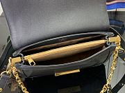 Louis Vuitton LV Dauphine Soft MM Black 24 x 17 x 9 cm - 4