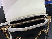 Louis Vuitton LV Dauphine Soft MM White 24 x 17 x 9 cm - 6