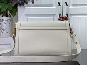 Louis Vuitton LV Dauphine Soft MM White 24 x 17 x 9 cm - 2