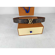 Louis Vuitton LV Monogram Belt Brown 4cm - 1