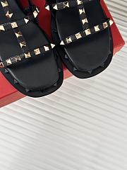 Valentino Garavani Rockstud Sandals Black - 4