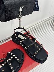 Valentino Garavani Rockstud Sandals Black - 2