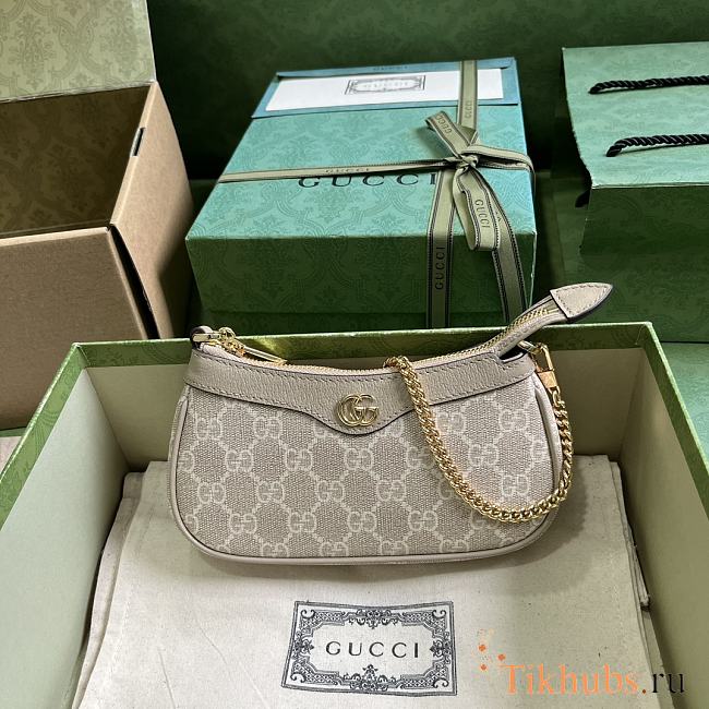 Gucci Ophidia Mini Bag Beige White 19x10x3cm - 1