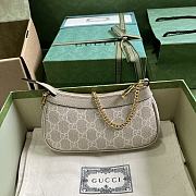 Gucci Ophidia Mini Bag Beige White 19x10x3cm - 3