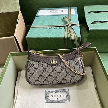 Gucci Ophidia Mini Bag Beige Ebony 19x10x3cm