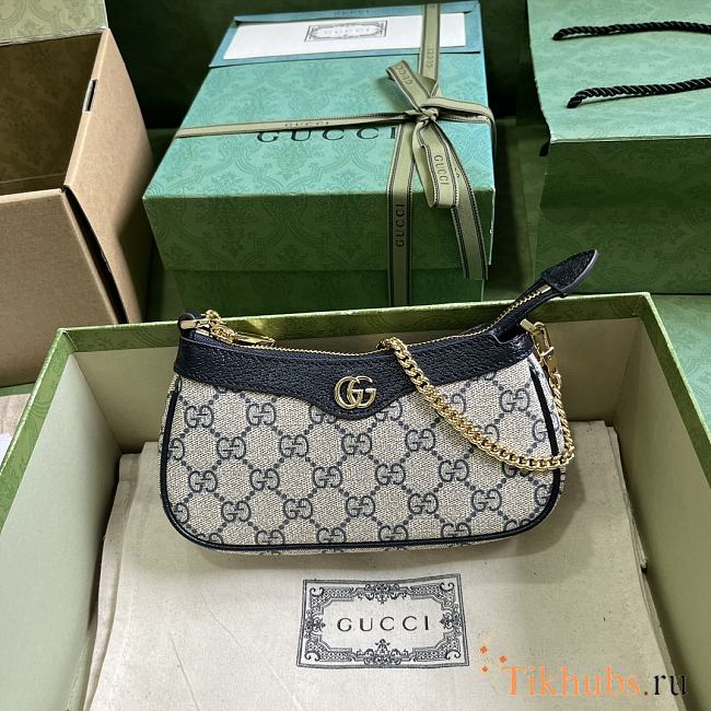 Gucci Ophidia Mini Bag Blue 19x10x3cm - 1