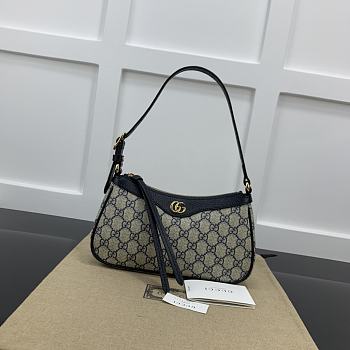 Gucci Ophidia Small Handbag Black 25x15x6.5cm