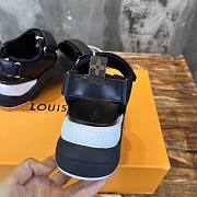 Louis Vuitton LV Black White Sandal - 5