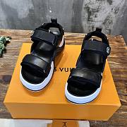 Louis Vuitton LV Black White Sandal - 2