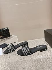 Chanel Black Slides 05 - 3