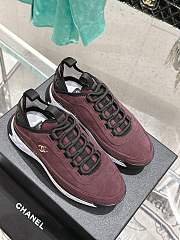 Chanel Wine Sneaker - 2