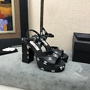 Chanel Black Sandal Heel 12cm - 1