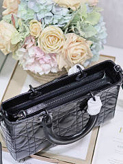 Dior Medium Lady D-Sire My ABCDior Bag Black 30 x 20 x 13 cm - 6