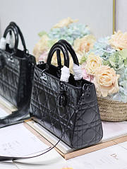 Dior Medium Lady D-Sire My ABCDior Bag Black 30 x 20 x 13 cm - 4