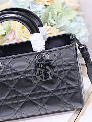 Dior Medium Lady D-Sire My ABCDior Bag Black 30 x 20 x 13 cm - 2