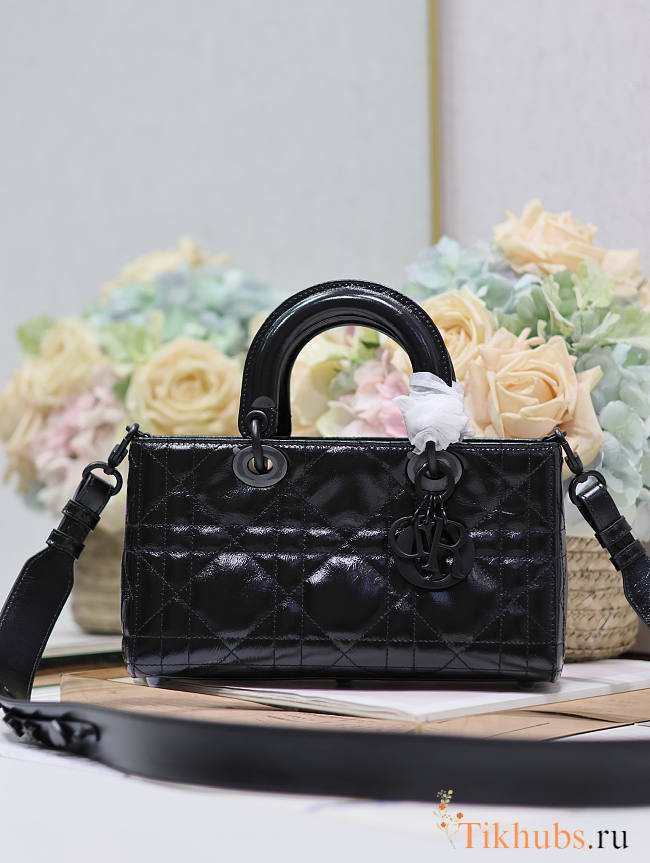 Dior Small Lady D-Sire My ABCDior Bag Black 26x15x8cm - 1