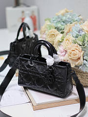 Dior Small Lady D-Sire My ABCDior Bag Black 26x15x8cm - 4