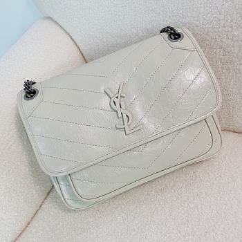 YSL Niki Bag White 28x20x8.5cm