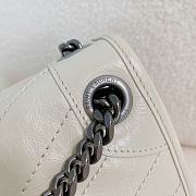 YSL Niki Bag White 28x20x8.5cm - 6