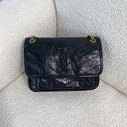 YSL Niki Baby Bag Black 21x16x7.5cm - 1