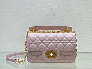 Dior Small Jolie Top Handle Bag Pink 22 x 14 x 8 cm - 1