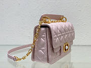 Dior Small Jolie Top Handle Bag Pink 22 x 14 x 8 cm - 4