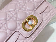 Dior Small Jolie Top Handle Bag Pink 22 x 14 x 8 cm - 3