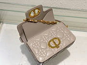 Dior Mini Jolie Top Handle Bag Beige 19 x 12 x 6 cm - 2