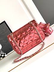 Chanel Mini Flap Bag Star Coin Metallic Mirror 12.5x19x5cm - 2