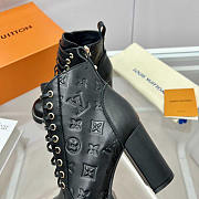 Louis Vuitton LV Calfskin Ankle Boots Black - 3