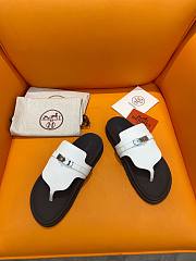 Hermes Empire Sandal Black White Silver - 3