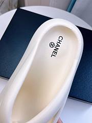 Chanel White Slides 02 - 4