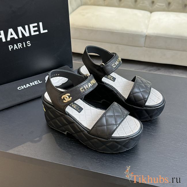 Chanel Black Sandal 02 - 1