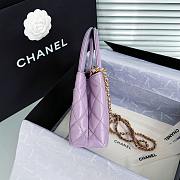 Chanel Kelly Lilac Purple Top Handle Bag 13x19x7cm - 3