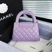 Chanel Kelly Lilac Purple Top Handle Bag 13x19x7cm - 5