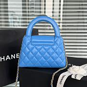 Chanel Kelly Lilac Blue Top Handle Bag 13x19x7cm - 5