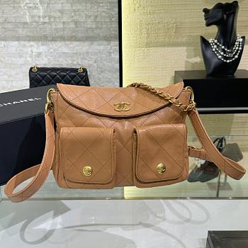 Chanel Hobo Bag Caramel 30x21x5cm